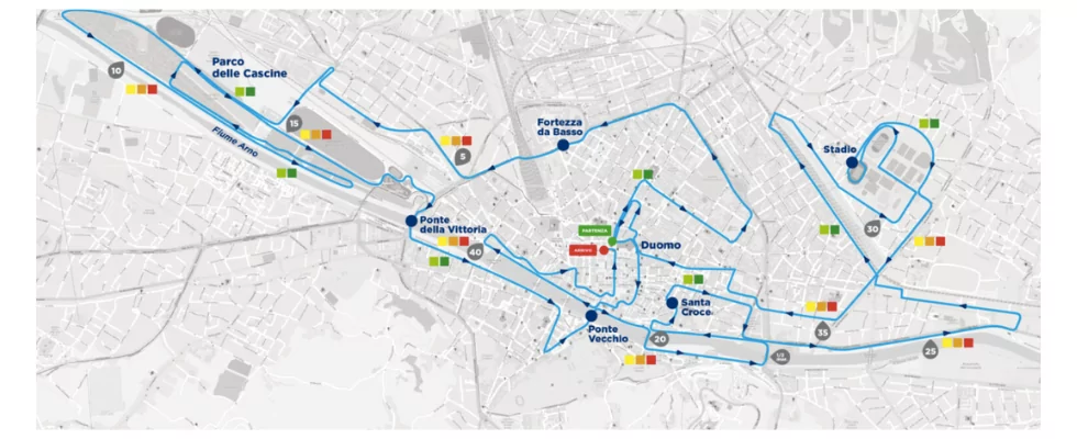 Percorso Firenze Marathon 2025
